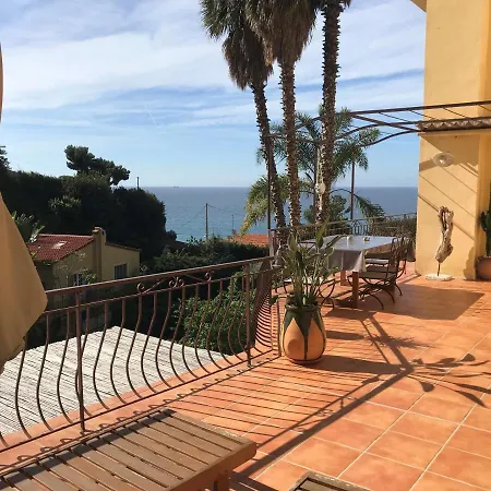 Bord De Mer Terrasse Plage A 6 Min Lägenhet Èze